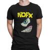 Мужская футболка NOFX 1994 Винтажная хлопковая футболка с коротким рукавом Альтернативная Поп-рок группа 80-х Футболки Топы с круглым вырезом Графические