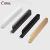Oukali Curved Invisible Edge Aluminum Cabinet and Wardrobe Handle