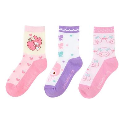 Sanrio Детские носки Sanrio, комплект из 3 пар носков My Melody My Melody Персонаж My Melody 455369 SANRIO (САНРИО) 16-18см