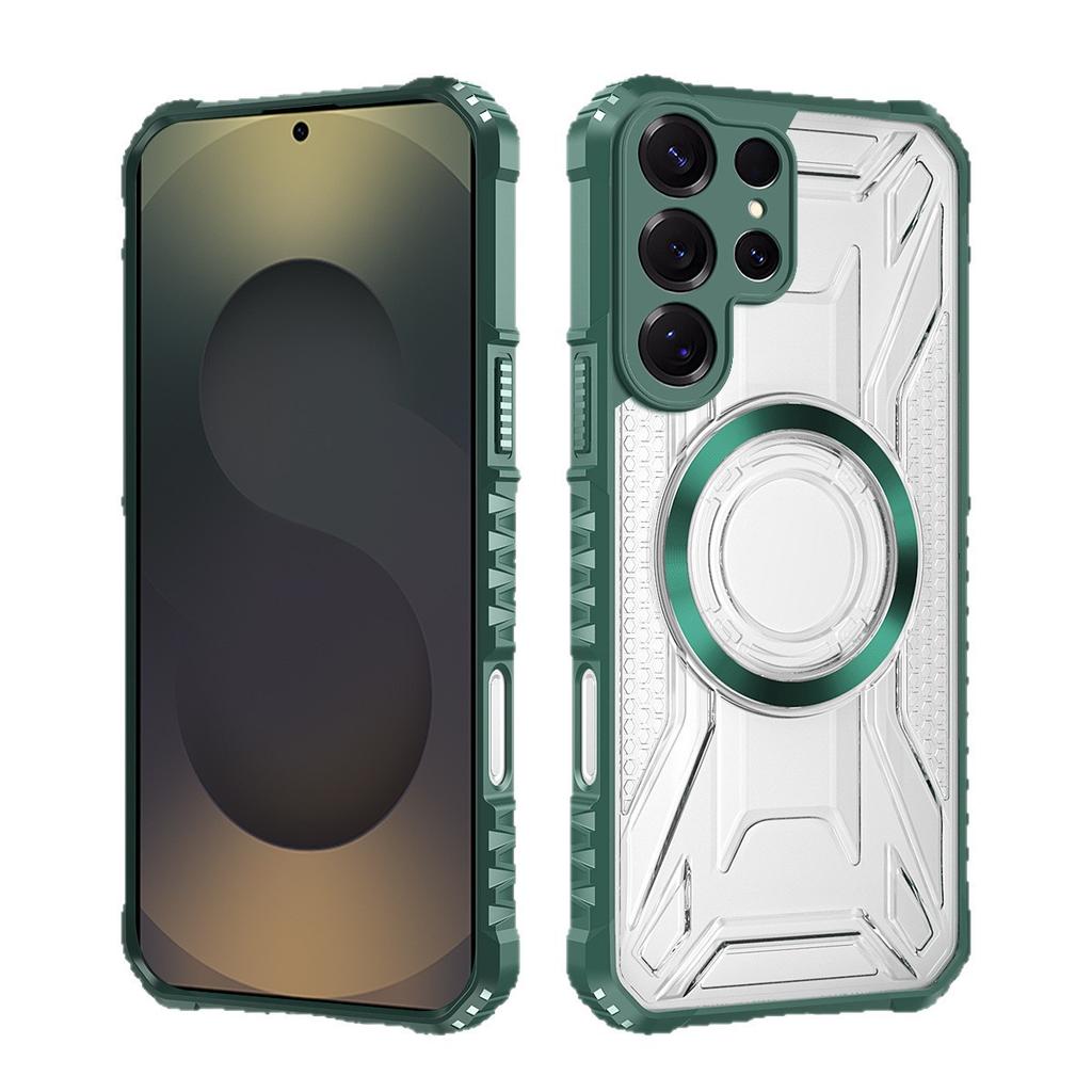 Новый магнитный чехол для телефона Samsung S25 Ultra War Shadow с CD-паттерном, подходит для S24, защита от падения по четырем углам, A16, полная упаковка