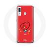 Case for Samsung Galaxy A20e BTS Bangtan Boys BT21 TATA V Red Background