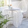 White Lace Lace Tablecloth Hollowed Out European Retro Coffee Table Cloth Rectangular Dessert Table Cloth Yarn Cover Cloth Decoration