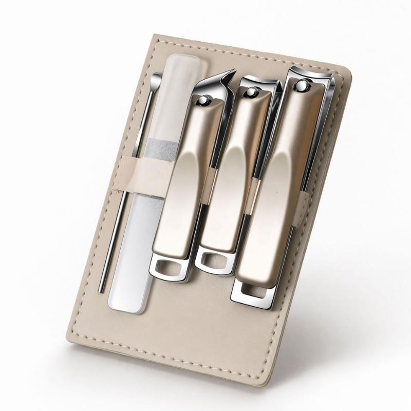 1SET Nail Clipper Set Stainless Steel Household Nail Clippers Manicure Nail Tool Set Nail Clippers German Seiko