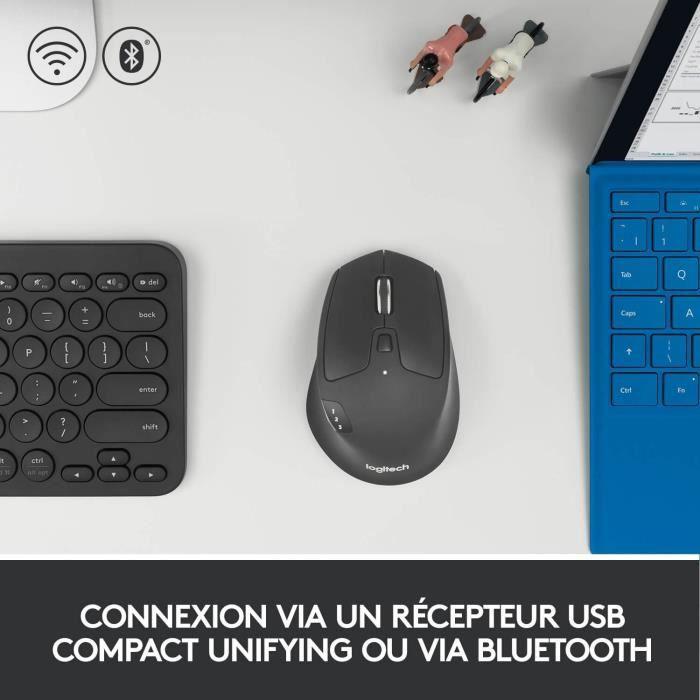 Мышь - Беспроводная - Logitech - M720 Triathlon - Черная