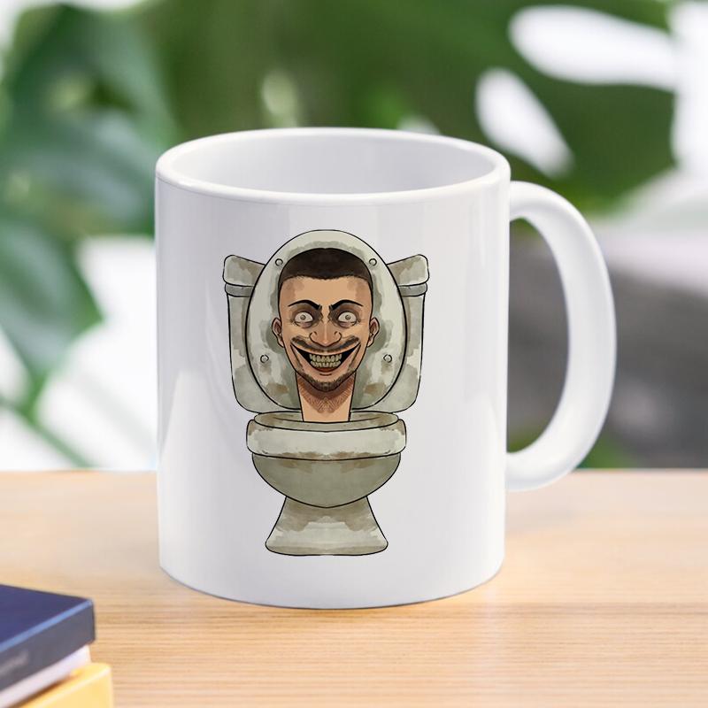 Мультфильм Skibidi Туалет Кофе Чай Кружки Спикер Camcordeman Завтрак Десерт Молоко Вода Керамические чашки Домашняя посуда для напитков Подарки другу