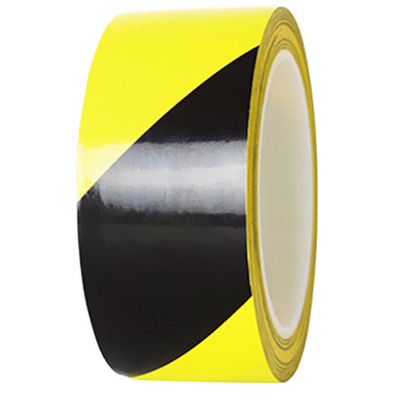 Winstable W7783 PVC Warning Floor Tape, Black Yellow