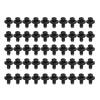 Автомобильные крепежные клипсы пластиковые Push Pin. 190 штук, 6 размеров