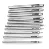 10Pcs Leather Hole Punch Cutter, 0.5mm-5mm Round Hollow Hole Punching Tool, Professional Working Tools For Leather Watch Bands Belts Canvas Paper Plas