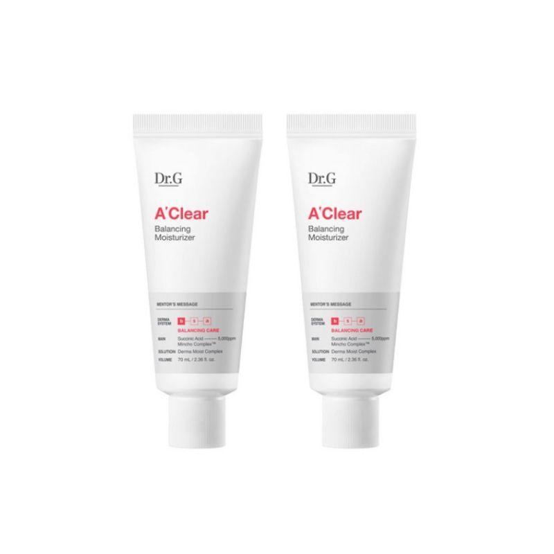 Dr.G A'Clear Balancing Moisturizer Day Cream 70ml 2PCS Set Kbeauty Face care Korean Cosmetics