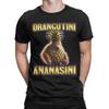 Orangutini Ananasini Italian Brainrot T-Shirt Men Pure Cotton Tee Shirt Crewneck Short Sleeve T Shirts Gift Idea Clothing
