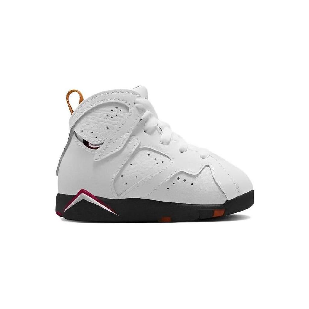 Air Jordan 7 Retro TD Cardinal 2022 Baby Sneakers White Black Cardinal-Red DJ2776-106