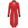 Womens Halloween Circus Sequin Tailcoat Notch Lapel Long Sleeve Open Front Tuxedo Outerwear Ringmaster Magician Costumes