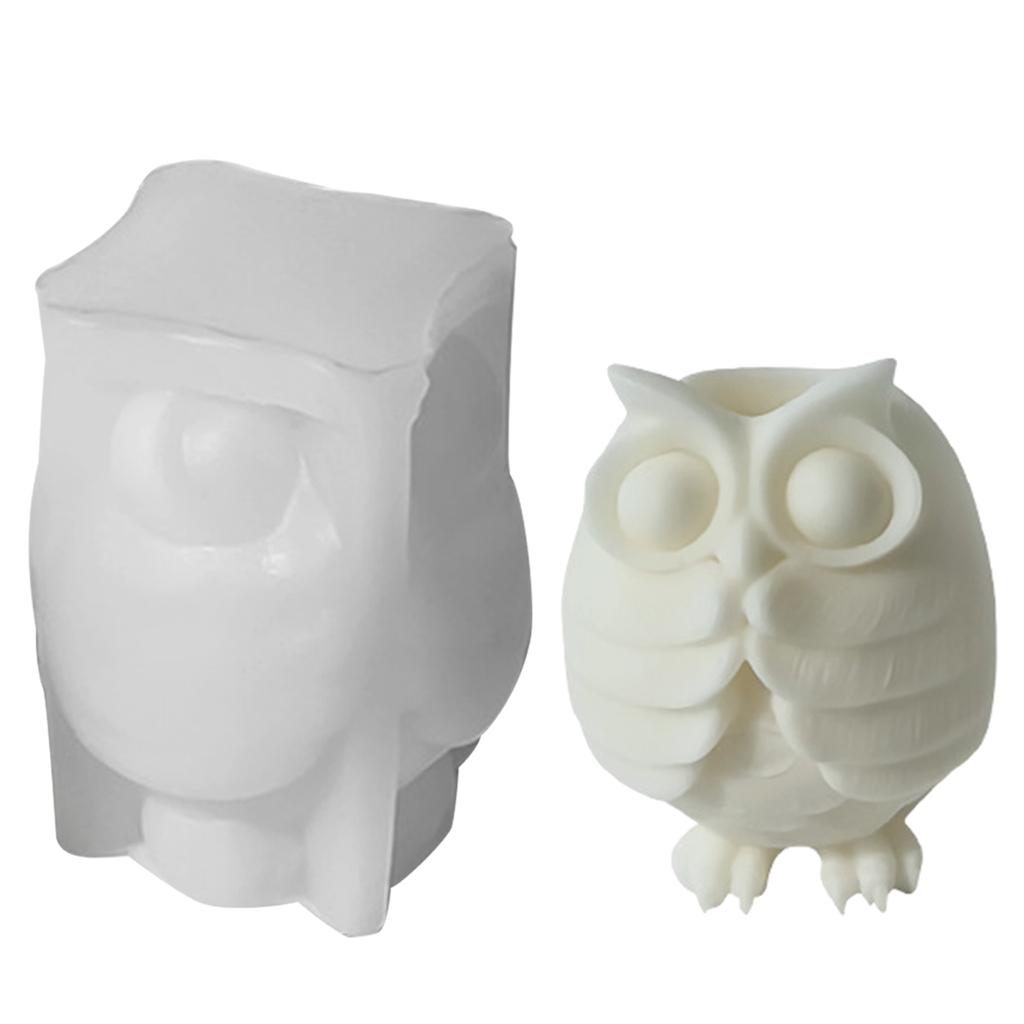 Уникальная форма для подсвечников, функциональная форма для длинных свечей и подсвечников в форме совы для энтузиастов изготовления свечей