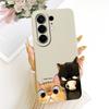 For Tecno Camon 50 Pro 4G CN5c Cute Cat Flower Cartoon Phone Case For Tecno Camon 50Pro 4G Soft Silicone Covers Bumpers