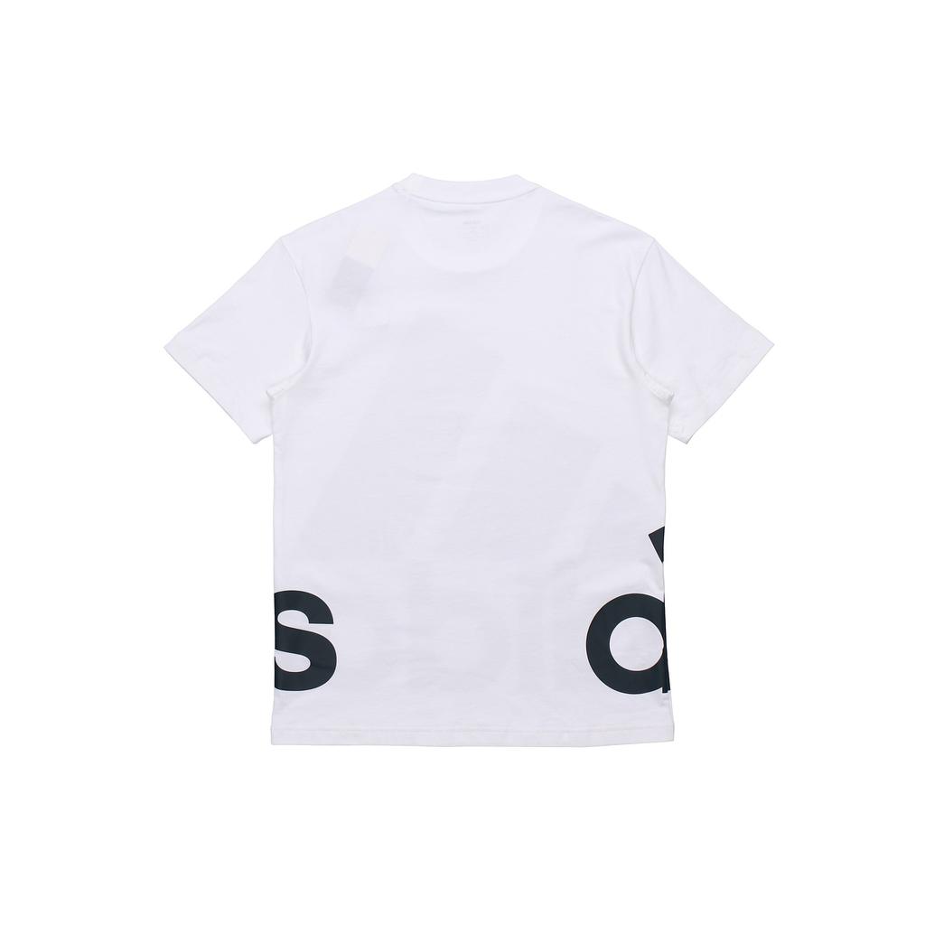 Adidas T Shirts Men's White Crew Neck Moderate Straight Fit GK3328