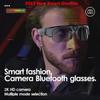 Upgrade Smart Recording Camera Bluetooth Glasses With Bt5.0 Function Music & Audio Record Sunglasses For Ride/sport