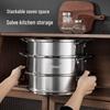maxcook Пароварка из нержавеющей стали 304, 28 см