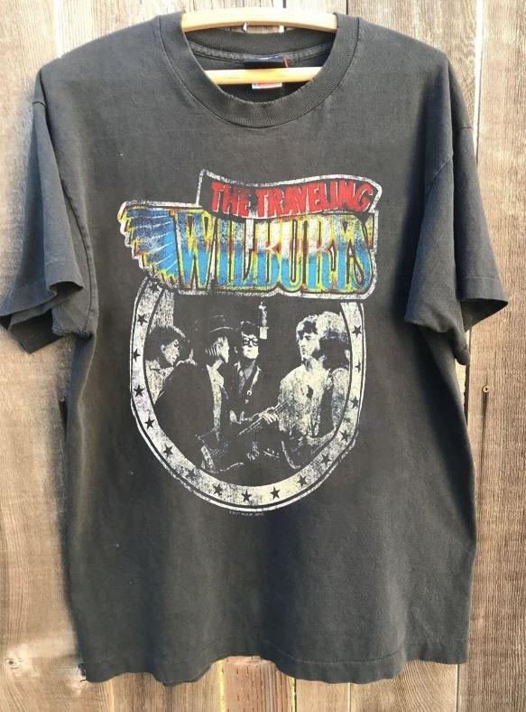 Футболка унисекс The Traveling Wilburys Участник группы Страна Угольный S-5XL WA3192
