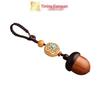 Yi Ming Xian Yuan Sandalwood Pine Cone Keychain & Phone Pendant – Unscrewable Creative Jewelry