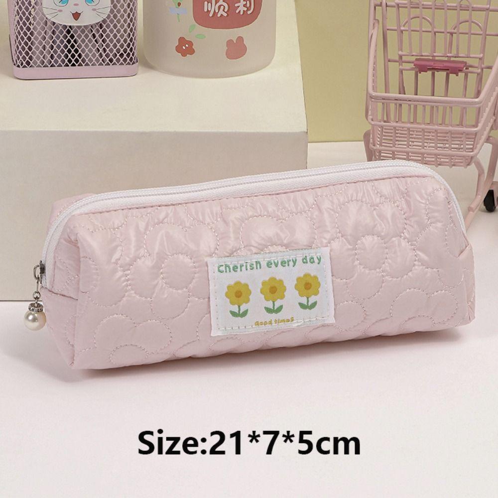 Мультяшный органайзер для канцелярских принадлежностей из полиэстерового волокна, симпатичный пенал для карандашей