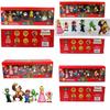 Six Piece Super Mario Bros Action Figure Toys Set Featuring Luigi Yoshi And Mushroom Collectibles For Kids
