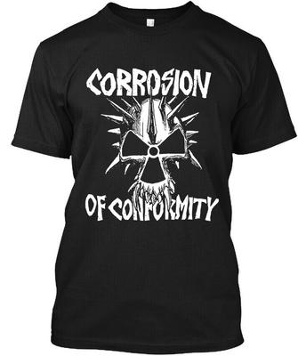 Новый популярный! Corrosion of Conformity Американская Музыка Ретро Искусство Футболка Размер S-5XL Унисекс Футболка
