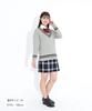 Школьная клетчатая школьная форма средней и младшей средней школы, популярная школьная форма средней и старшей школы, темно-синяя и белая 80 [Konomi] Юбка, юбка,