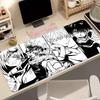 Коврик для мыши со швом по краю Мультяшный JJujutsu KKaisen x Аниме Игровой коврик для мыши Нескользящая резиновая основа Настольный коврик для геймера
