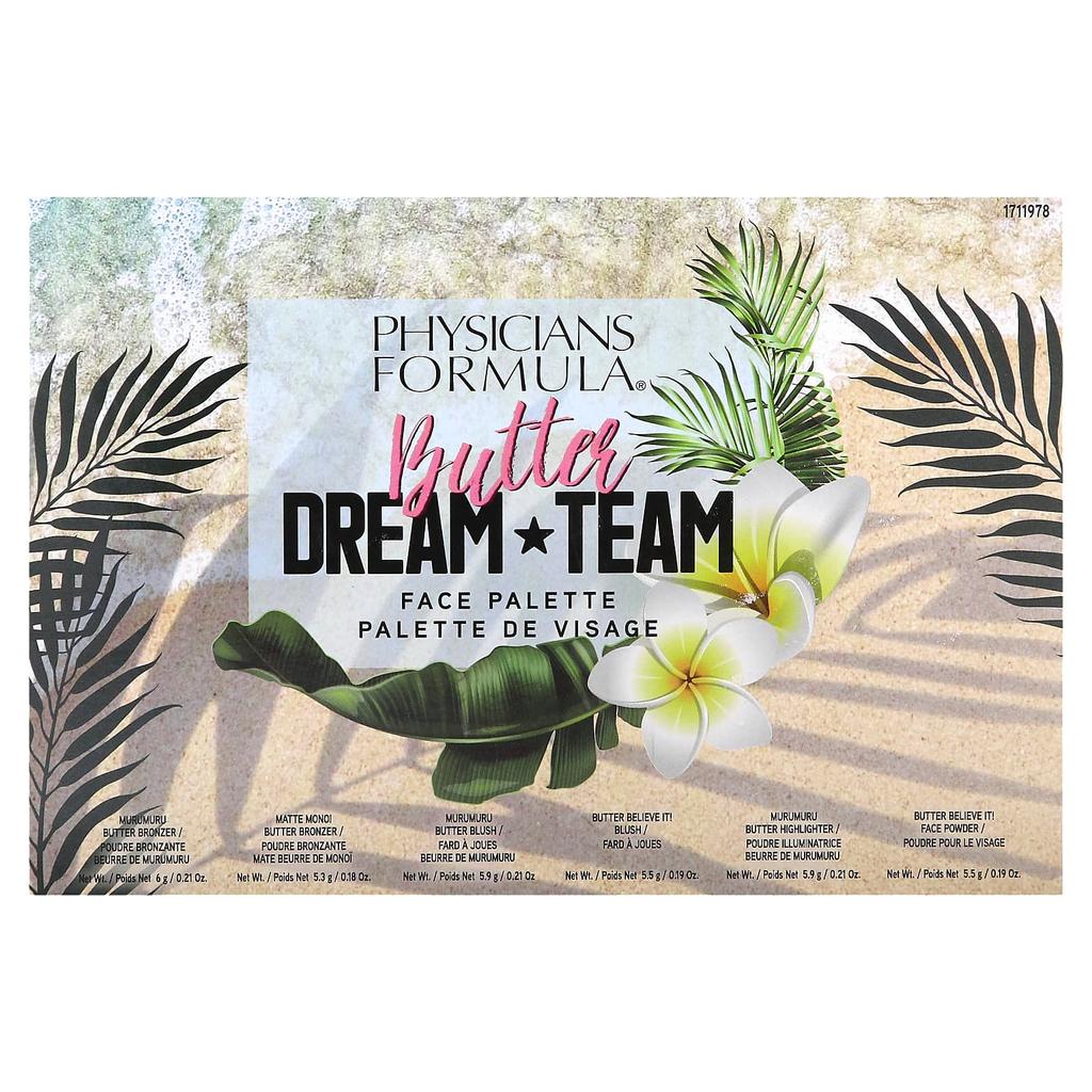 Physicians Formula, палетка для лица Butter Dream Team, 1 упаковка