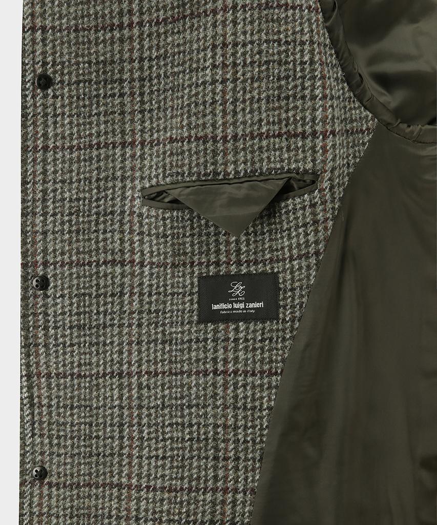 Brooks Brothers Balmacaan Coat (Olive) (Bbcsmf50044Ew)