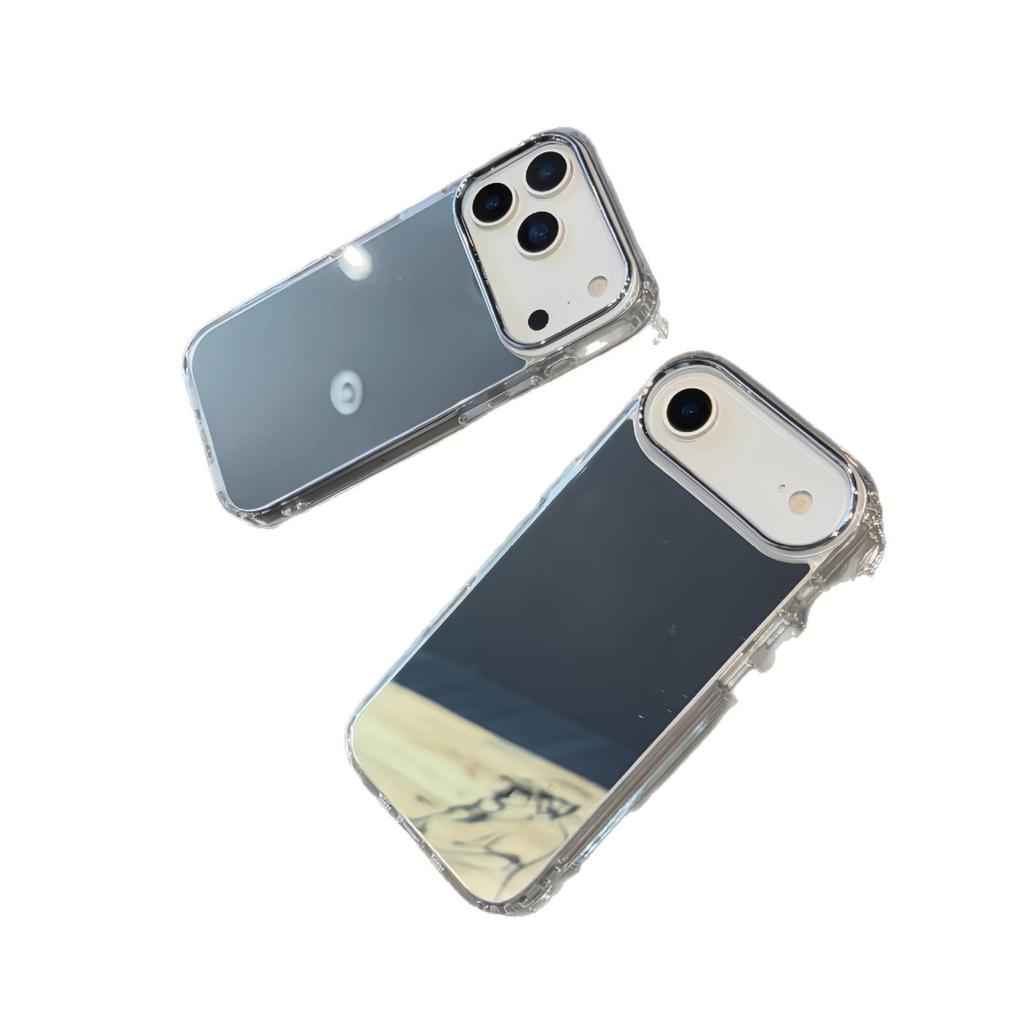 iPhone 17 Pro and 17 Pro Max Painted Makeup Mirror Phone Case