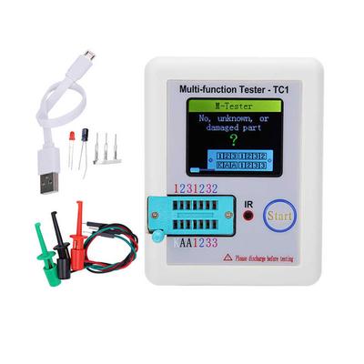 Транзисторный тестер TFT для диода, триода, измеритель емкости, LCR, ESR, NPN, PNP, MOSFET