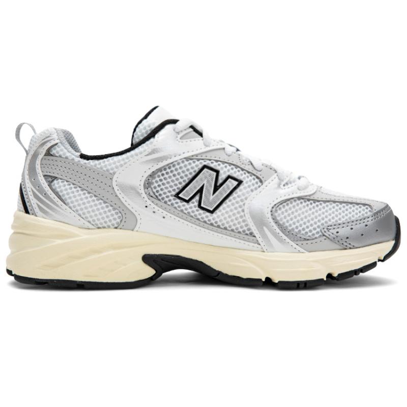 New Balance 530 Серебристые кремовые кроссовки MR530TA