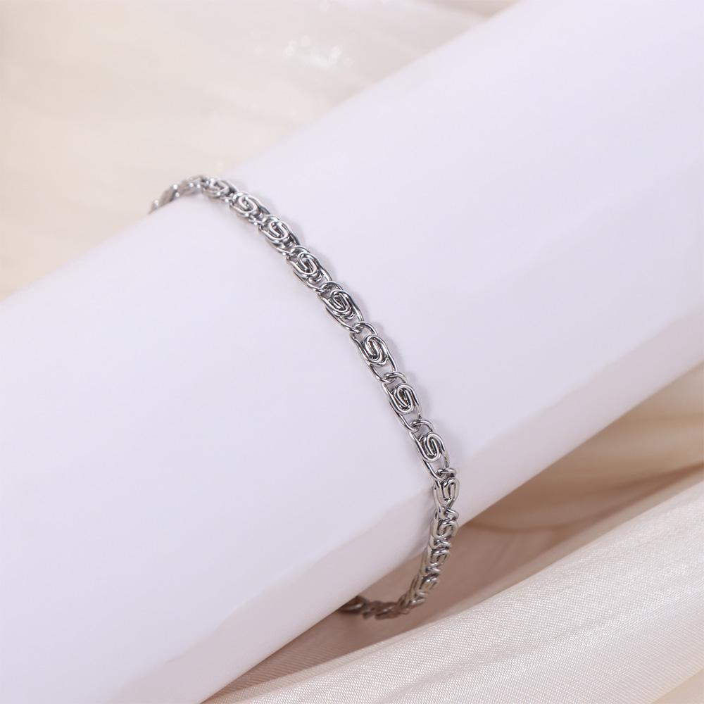 Simplicity Hands Jewelry Тонкие золотые браслеты Женские геометрические браслеты из нержавеющей стали для леди