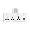 British Standard Hong Kong Malaysia Singapore One to One Multi hole Universal Port with Night Light USB Travel Socket Converter