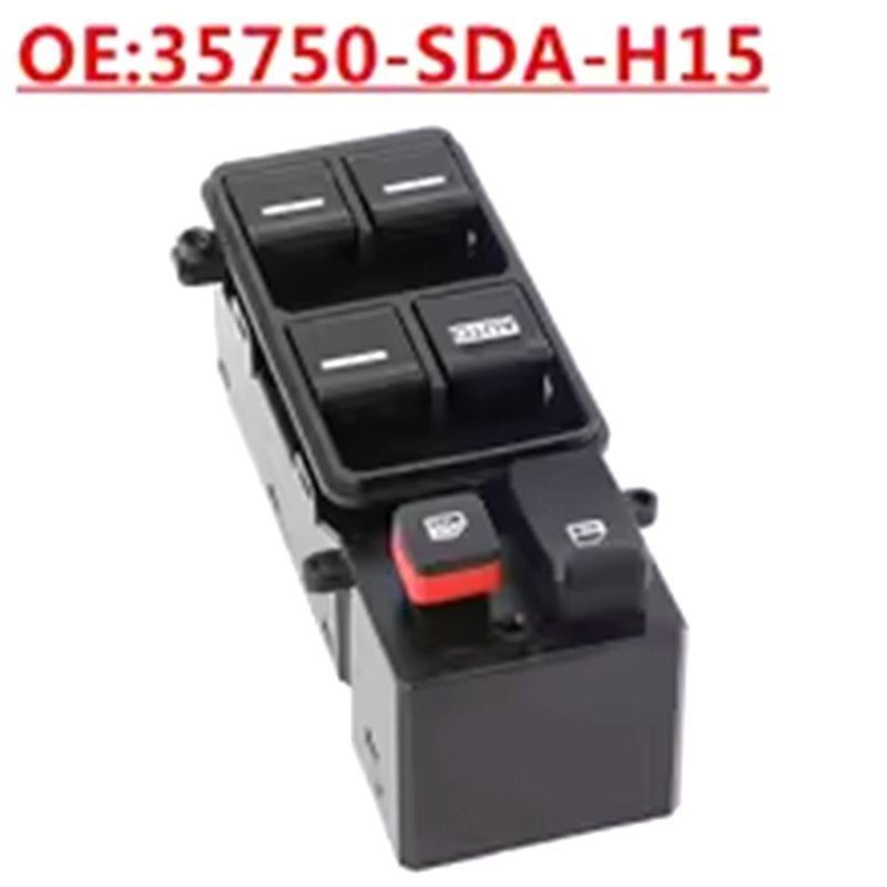 Automotive Glass Lift Switch 35750-SDA-H15 Powered Window Control For Honda Accord Odyssey Auto Replacement Part