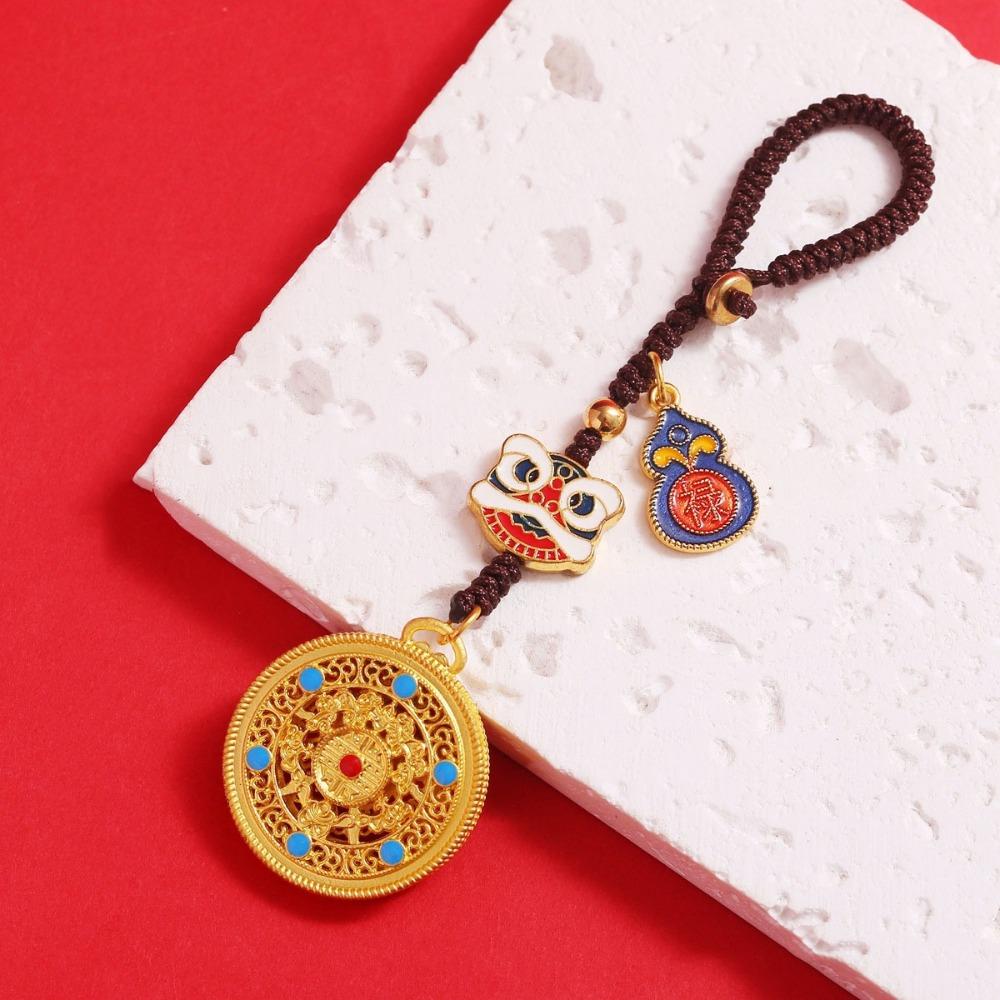 Small Pendant Five Blessings Keychain Car Key Charms Key Chain Strap Car Keys Charms Decoration