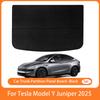Trunk Partition Panel For Tesla Model Y Juniper 2026 2025 Rear Trunk Flocking Wooden Board For Model Y Juniper Accessories