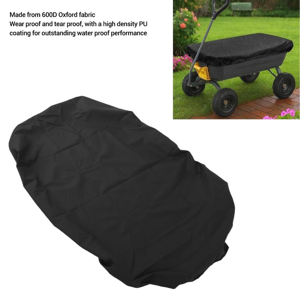Windproof Folding Wagon Cover Waterproof Outdoor Wagon Cart Cover Garden Utility Cart