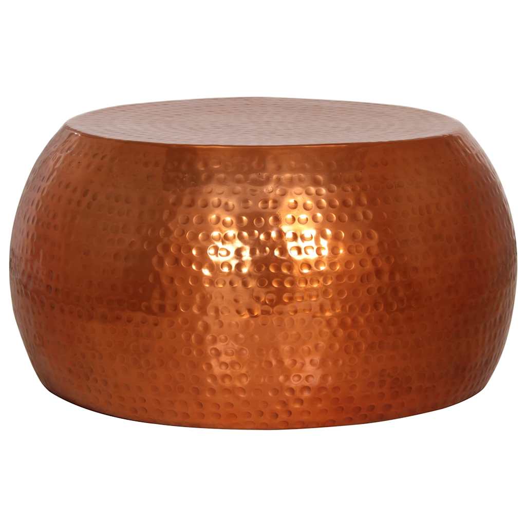Coffee Table Brass Ø55x28 cm Aluminum
