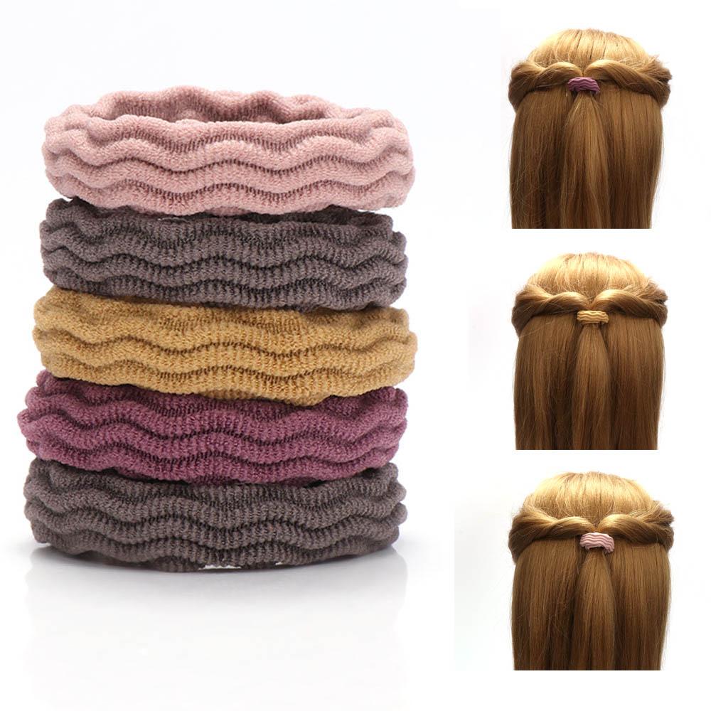 Personality 5pcs Women Hair Accessories Korean Style Ponytail Holder Hair Ties Hair Ropes Hair Band