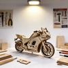 3D Деревянная модель мотоцикла, миниатюра : Идеальный подарок на праздник Идеально подходит для Хэллоуина, Рождества, а также дней рождения