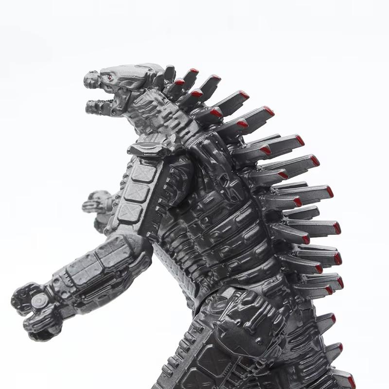 Action Figure King of The Monster Mechagodzilla Soft Rubber Toy 7 Inches Movable Joints Dinosaur Boy Toys For Kids Gift