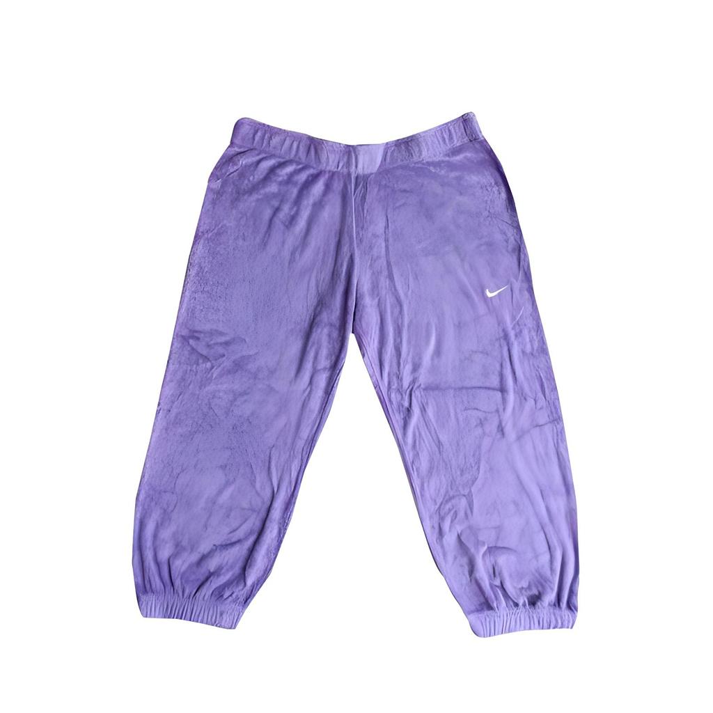 Nike Yoga Fitness Versatile Casual Comfortable Cropped Jogger Pants Women Bottoms Light-Purple 414424-543