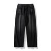 American Street Washing Old Jeans for Men's New Spring and Autumn Casual Pants Loose Wide-leg Straight Trousers