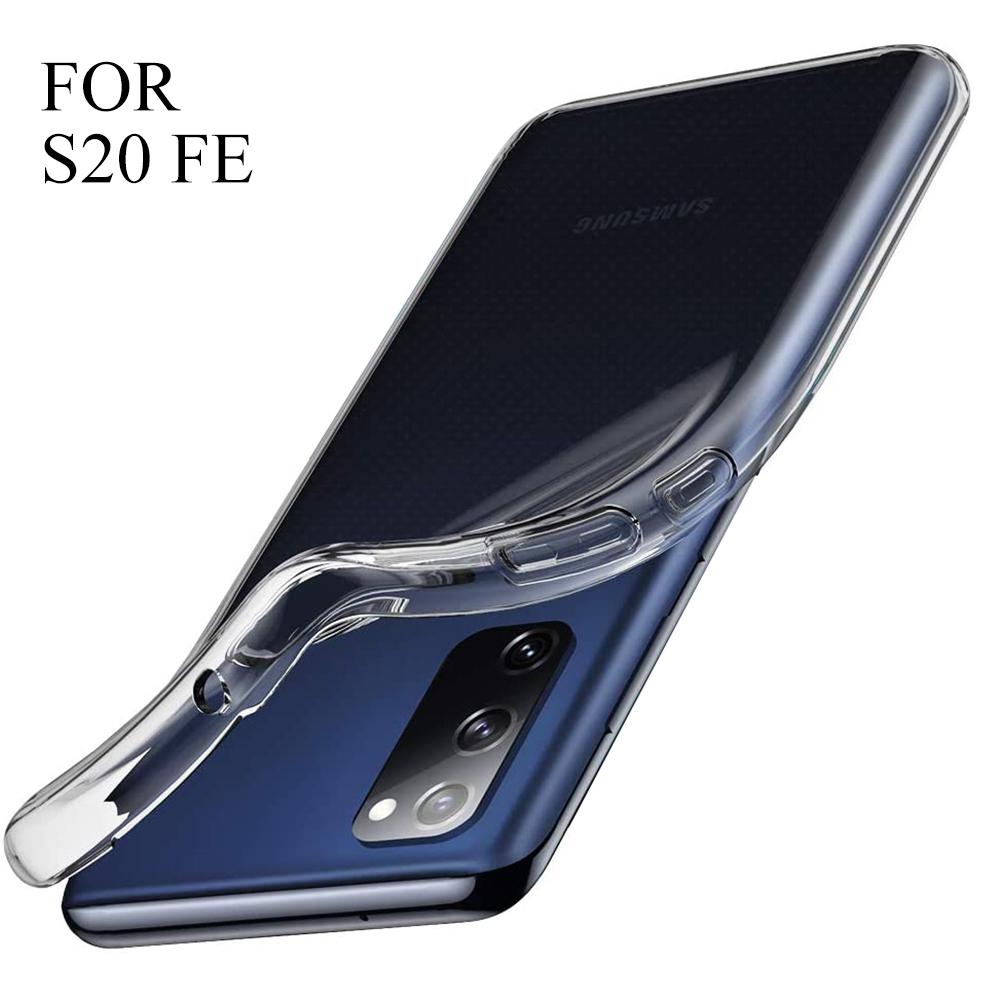 Ультратонкий прозрачный силиконовый чехол для Samsung Galaxy S23 S22 S21 S20 Ultra Plus FE Чехол для Samsung Note 10 Plus 20 Ultra Funda