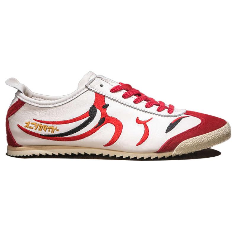 Onitsuka Tiger Mexico 66 Kabuki Nippon Made 'White Red' Sneakers TH6A4L-0123