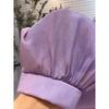 Chic Purple Lightweight Long Sleeve Women Sunscreen Casual Shirt Blouse