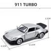 1/36 масштаб Porsche 911 Turbo игрушечная модель автомобиля литая под давлением ретро гоночная модель с инерционным механизмом игрушка для мальчика подарочная коллекция