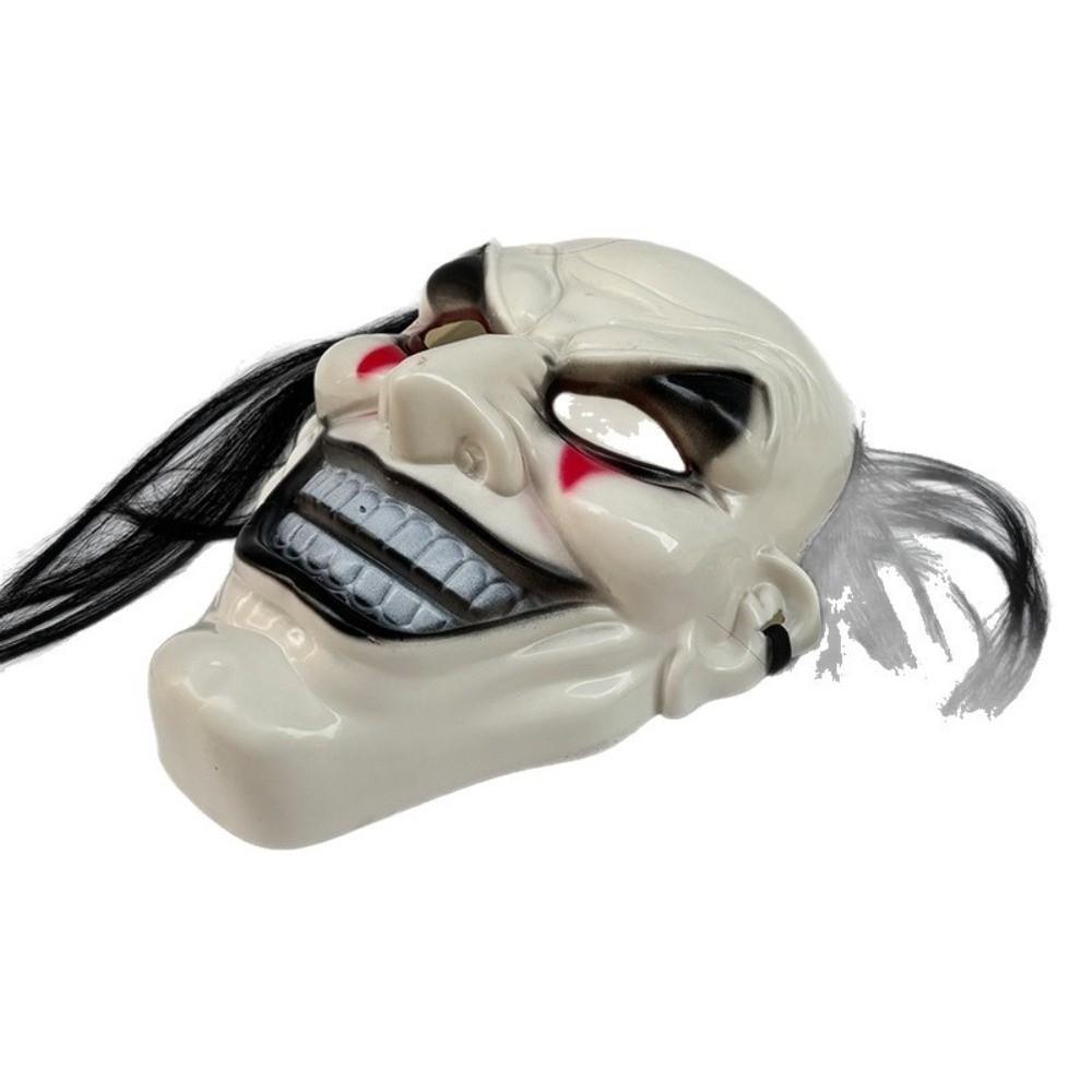 Spooky Halloween Mask Smile Face Terrifying Cosplay Mask Party Gift Full Face Mask Male Female